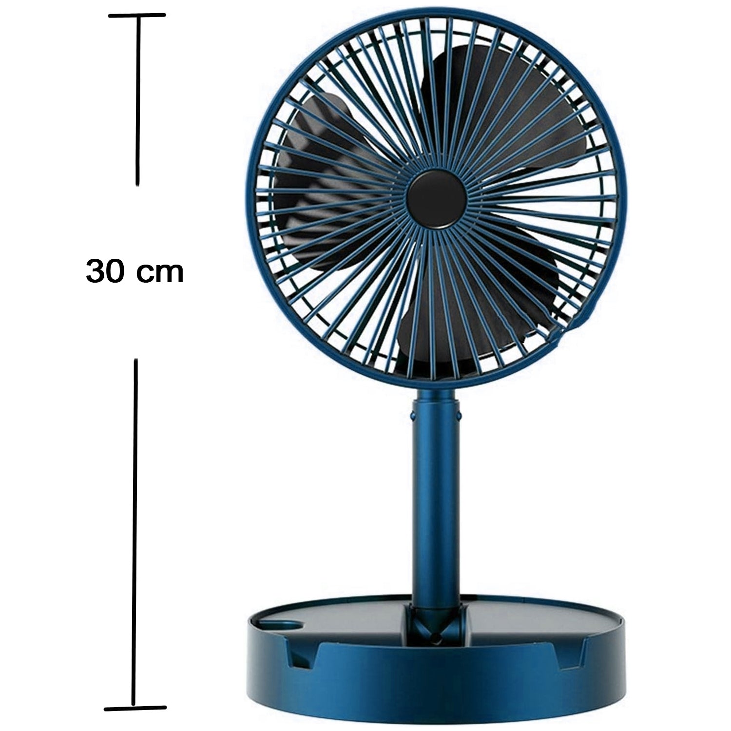 USB Rechargeable Foldable Personal Desk Fan  (Battery Not Included)