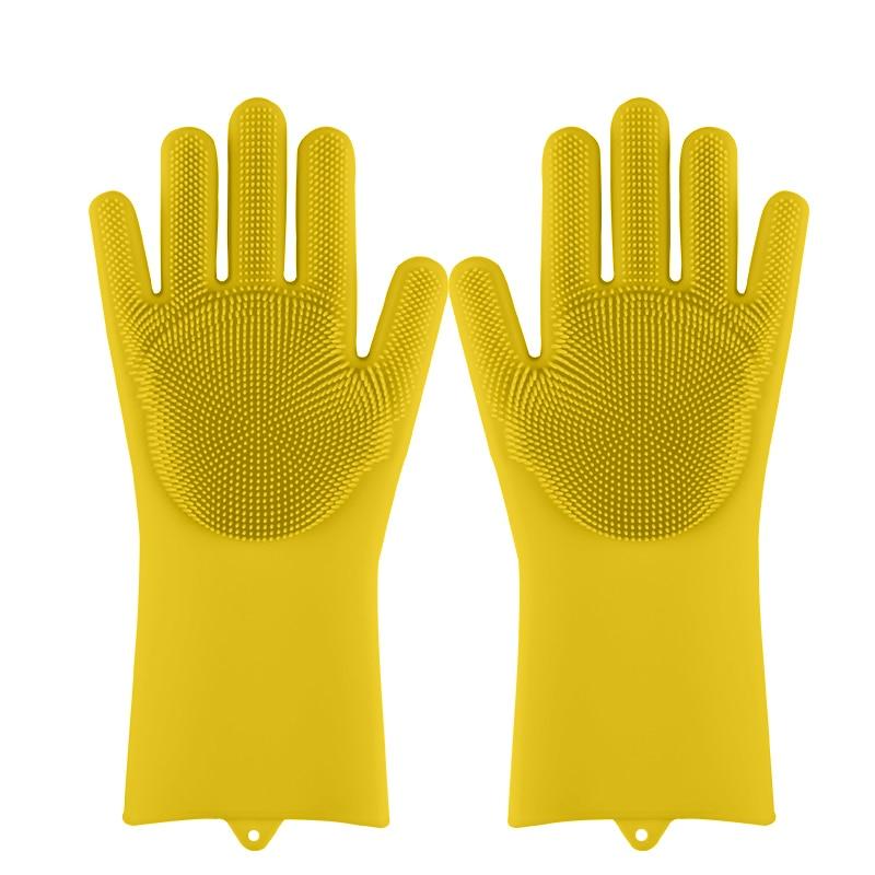 HaverShop™ Multifunction Magic Silicone Dish Washing Gloves - Haver Shop