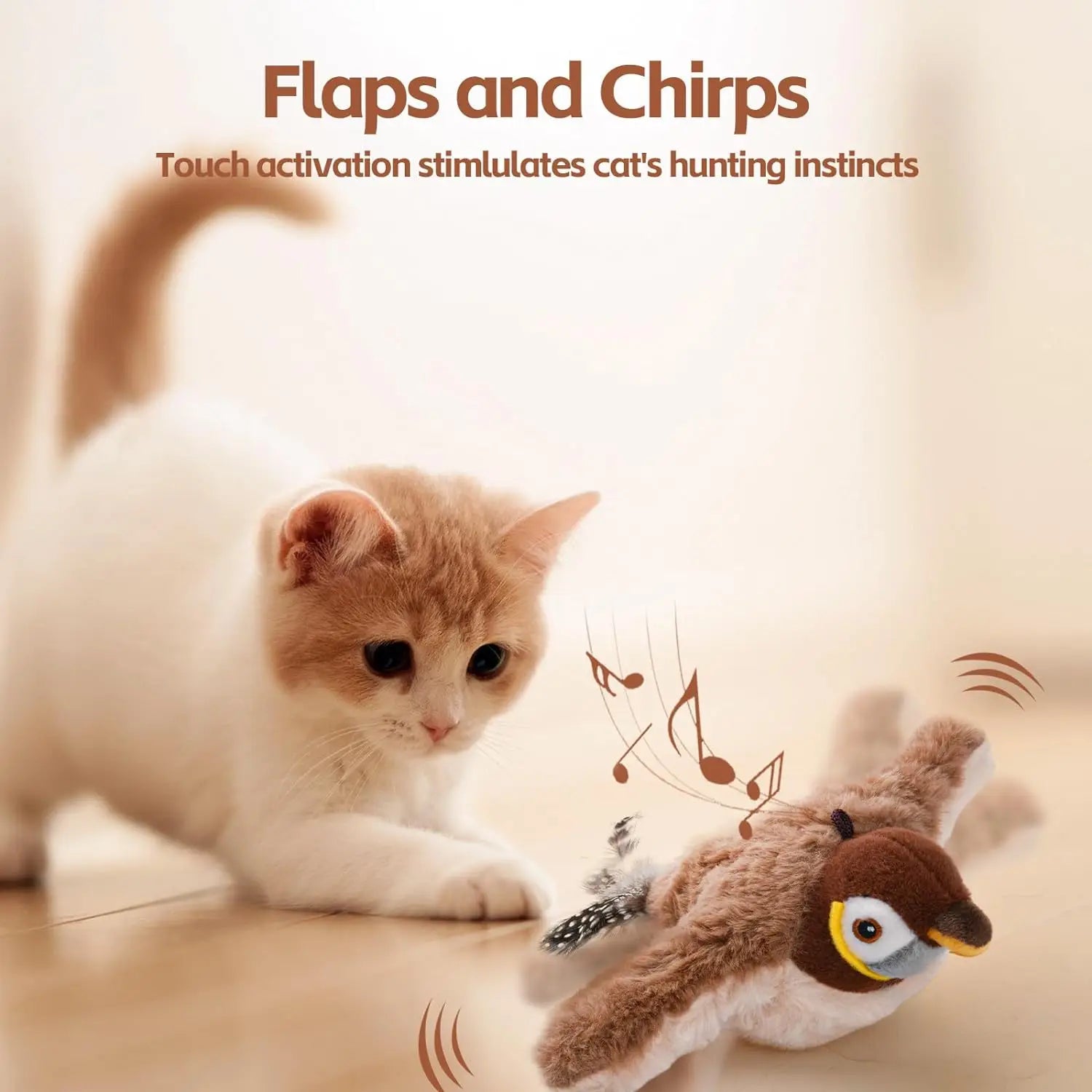 HaverShop™ Interactive Bird Chirping Cat Toy - Haver Shop