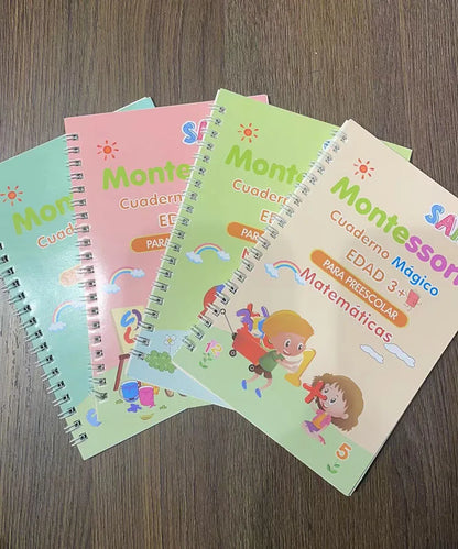 HaverShop™ Multilingual Children Magic Copybook Sets