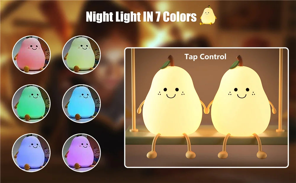 HaverShop™ Pear Night Lights Lamp