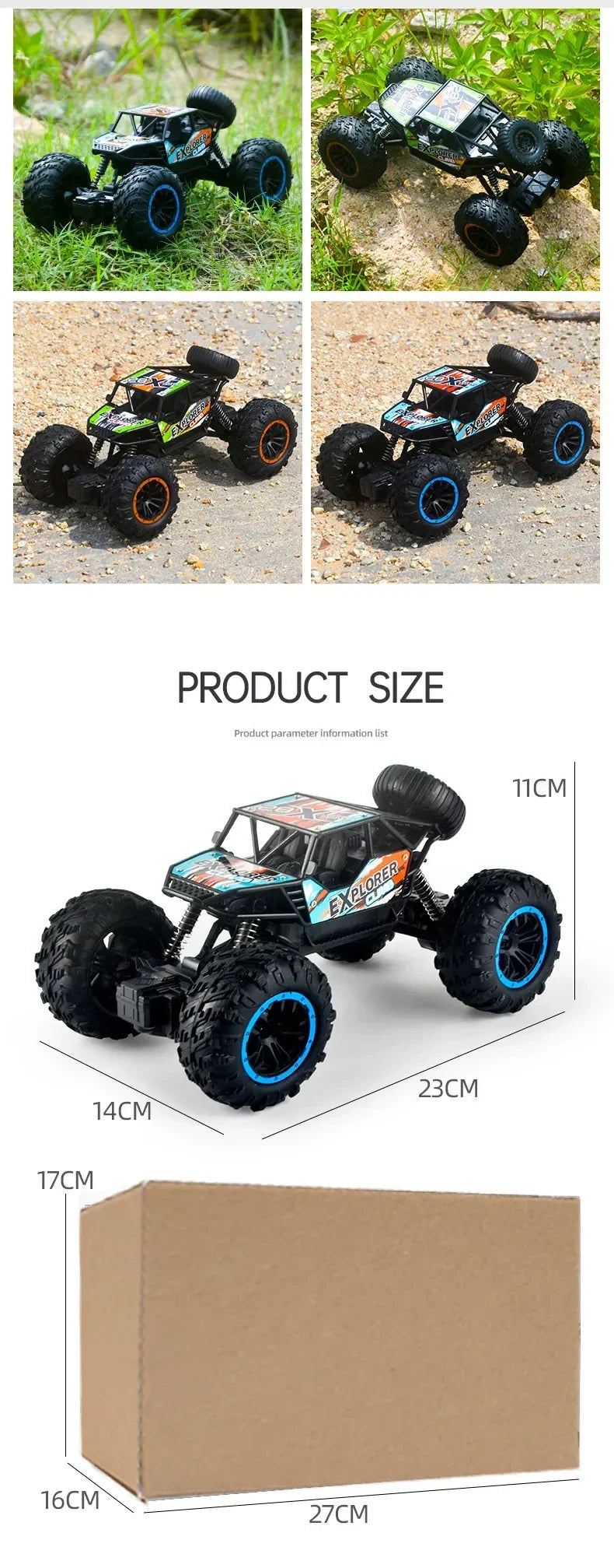 HaverShop™ 1:18 Off-Road Remote Control Car