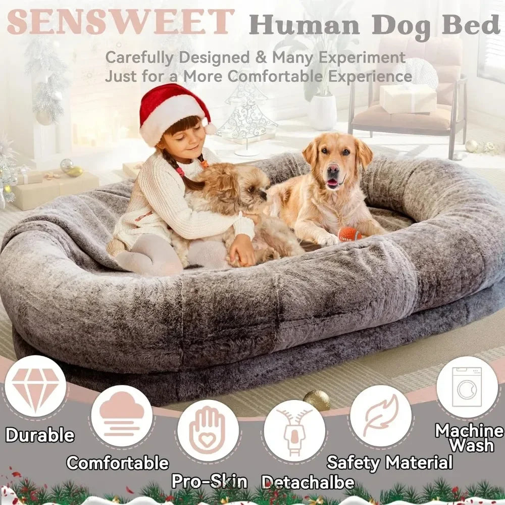 HaverShop™ Extra Large Human Dog Bed