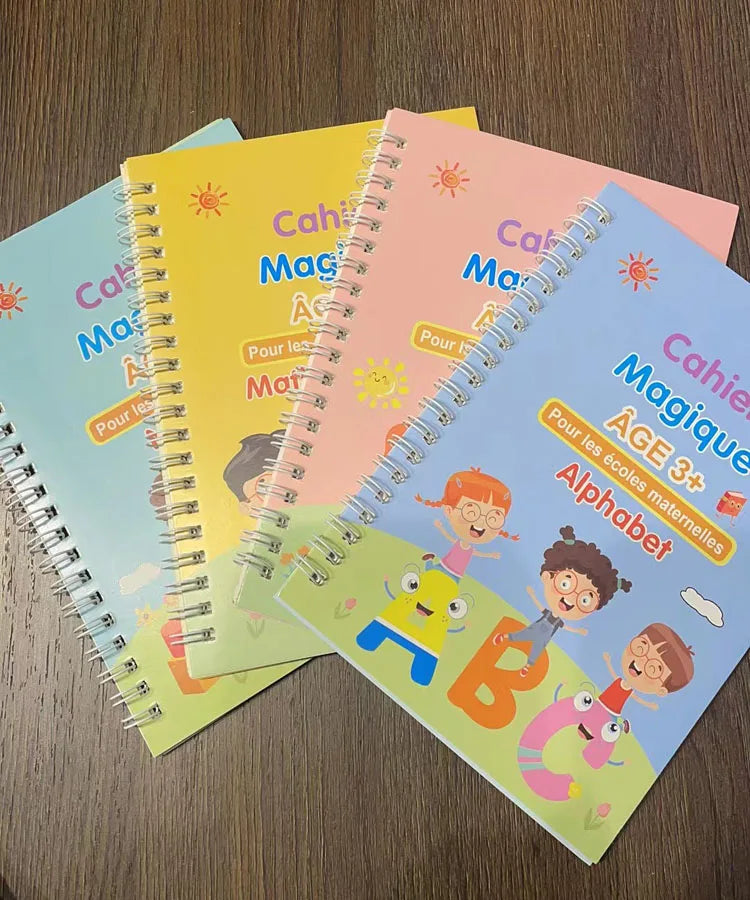 HaverShop™ Multilingual Children Magic Copybook Sets