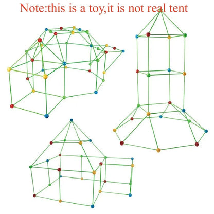 HaverShop™ Kids Tent Fortress Builder - 110balls 200rods Haver Shop