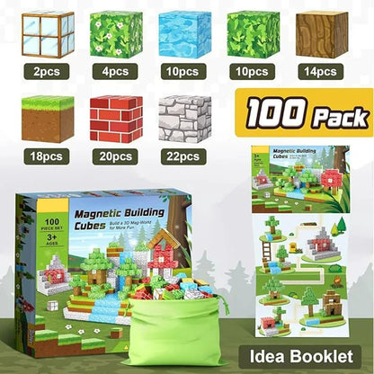 HaverShop™ Magnetic Building Cube Sets