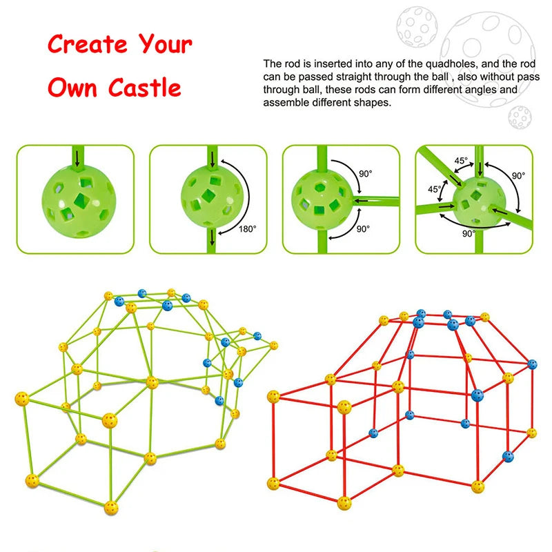 HaverShop™ Kids Tent Fortress Builder