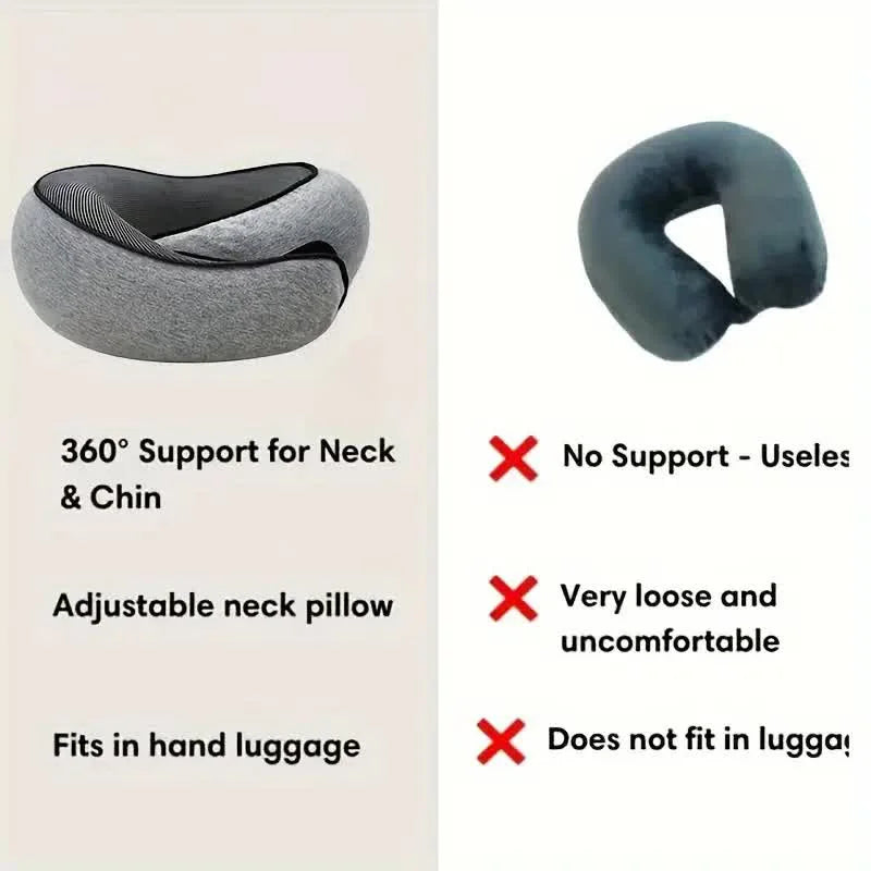 HaverShop™ Memory Foam Neck Pillow - Haver Shop