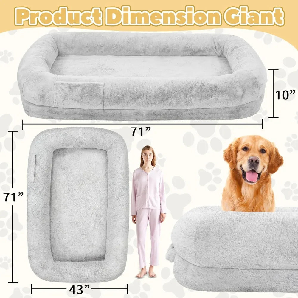 HaverShop™  71&quot; Human Dog Bed