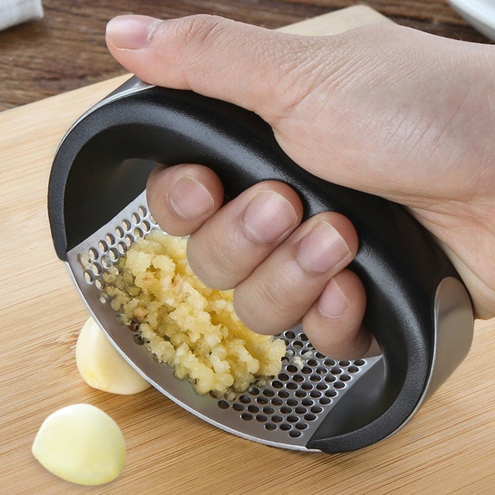 HaverShop™ Stainless Steel Garlic Crusher - Haver Shop