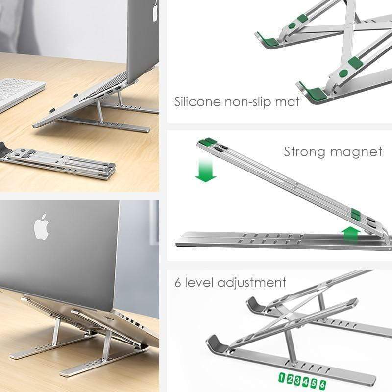 HaverShop™ X Style Adjustable Aluminum Laptop Riser - Haver Shop